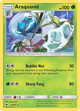 Araquanid  SM  Burning Shadows - Rare