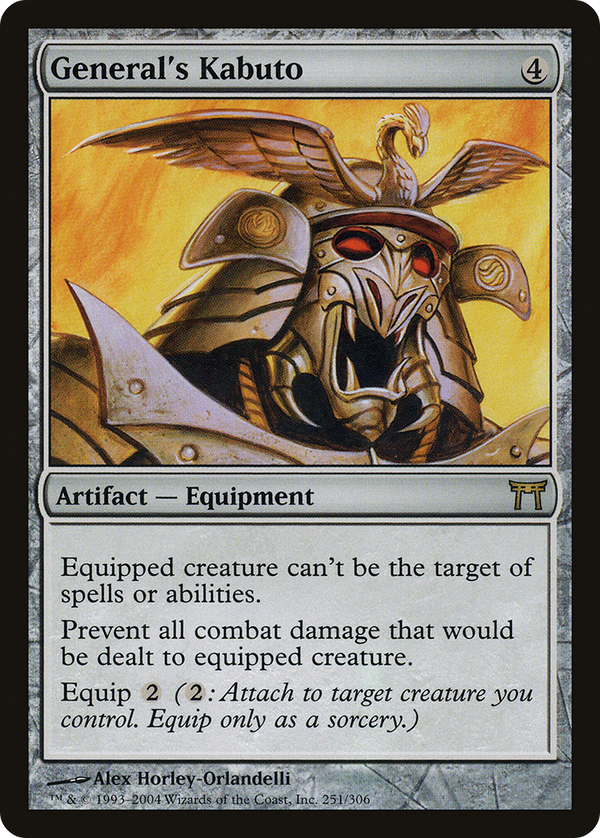 General's Kabuto (CHK-251) - Champions of Kamigawa