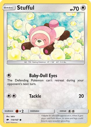 Stufful 110  SM  Burning Shadows - Common
