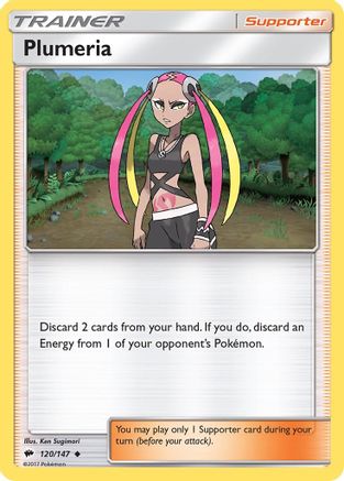 Plumeria 120  SM  Burning Shadows - Uncommon