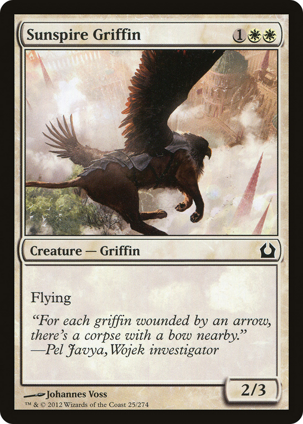 Sunspire Griffin (RTR-025) - Return to Ravnica Foil