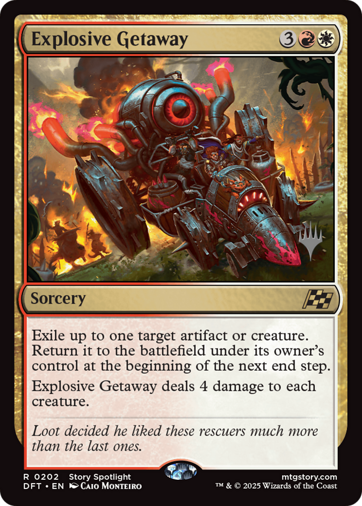 Explosive Getaway (PPDFT-202) - Promo Pack: Aetherdrift