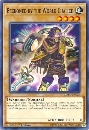 Beckoned by the World Chalice (COTD-EN020) - Code of the Duelist 1st Edition
