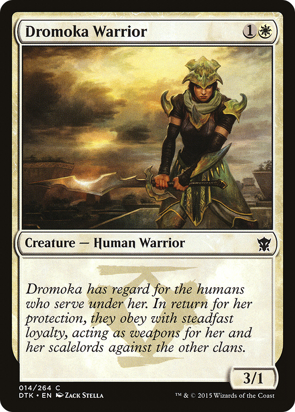 Dromoka Warrior (DTK-014) - Dragons of Tarkir Foil
