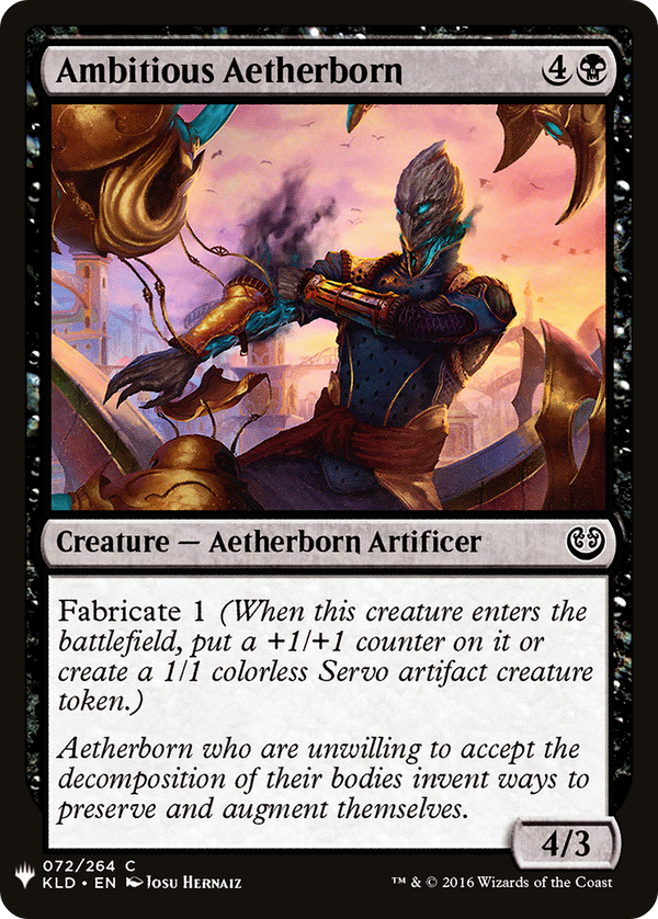 Ambitious Aetherborn (LIST-072) - The List
