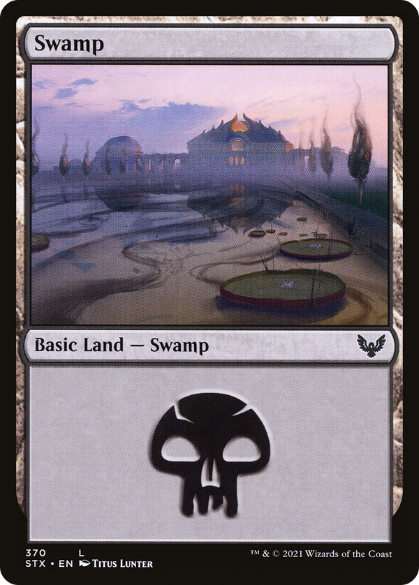 Swamp (370) (STX-370) - Strixhaven: School of Mages Foil