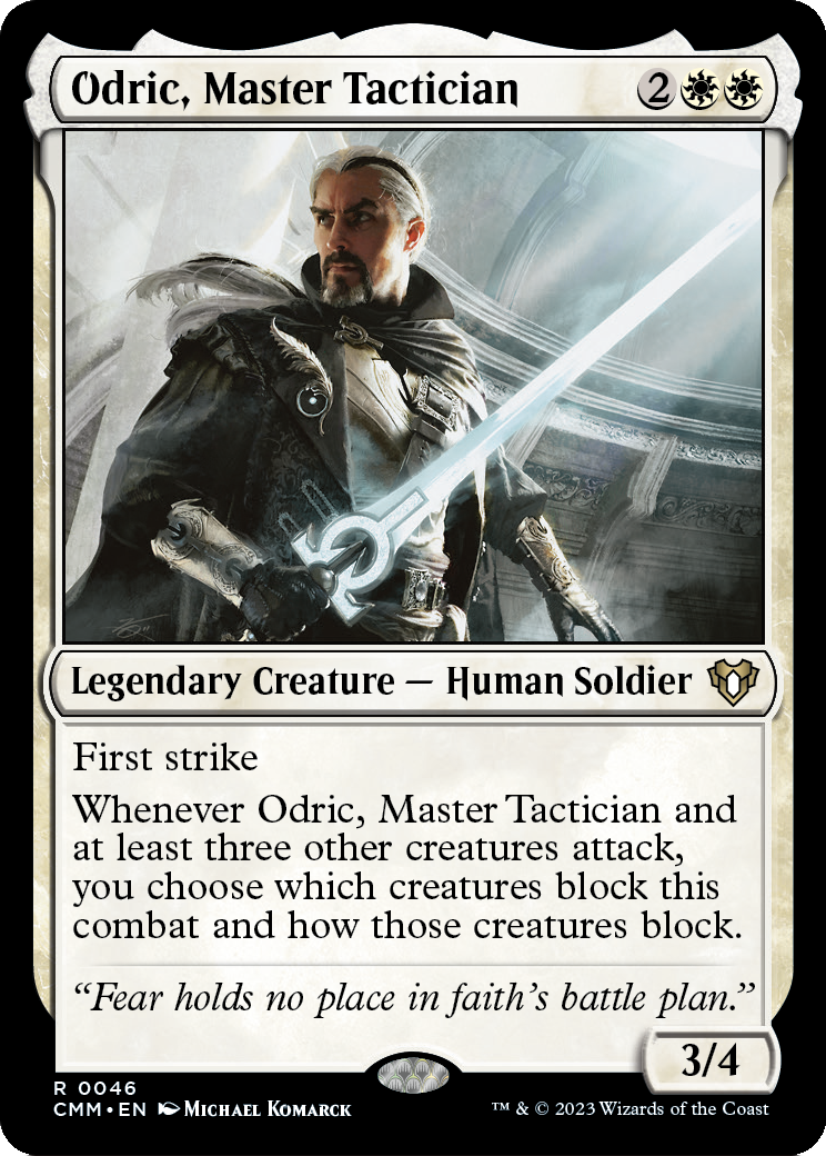 Odric, Master Tactician (CMM-046) - Commander Masters