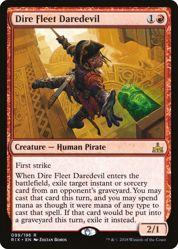 Dire Fleet Daredevil (RIX-099) - Rivals of Ixalan Foil