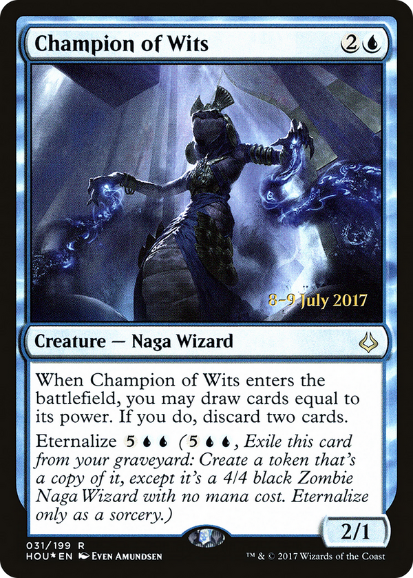 Champion of Wits (PRE-031) - Hour of Devastation Promos Foil