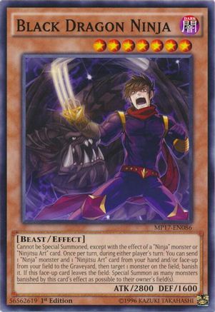 Black Dragon Ninja (MP17-EN086) - 2017 Mega-Tins Mega Pack 1st Edition