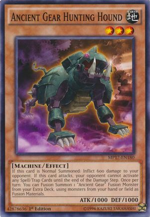 Ancient Gear Hunting Hound (MP17-EN180) - 2017 Mega-Tins Mega Pack 1st Edition