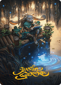 Tamiyo, Field Researcher // Tamiyo, Field Researcher (ABLB-054) - Bloomburrow Art Series (Borderless)