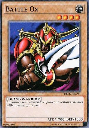 Battle Ox (DEM2-EN004) - Demo Deck 2015 Unlimited