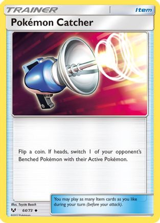 Pokemon Catcher 064  Shining Legends - Uncommon