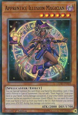 Apprentice Illusion Magician (LEDD-ENA03) - Legendary Dragon Decks 1st Edition