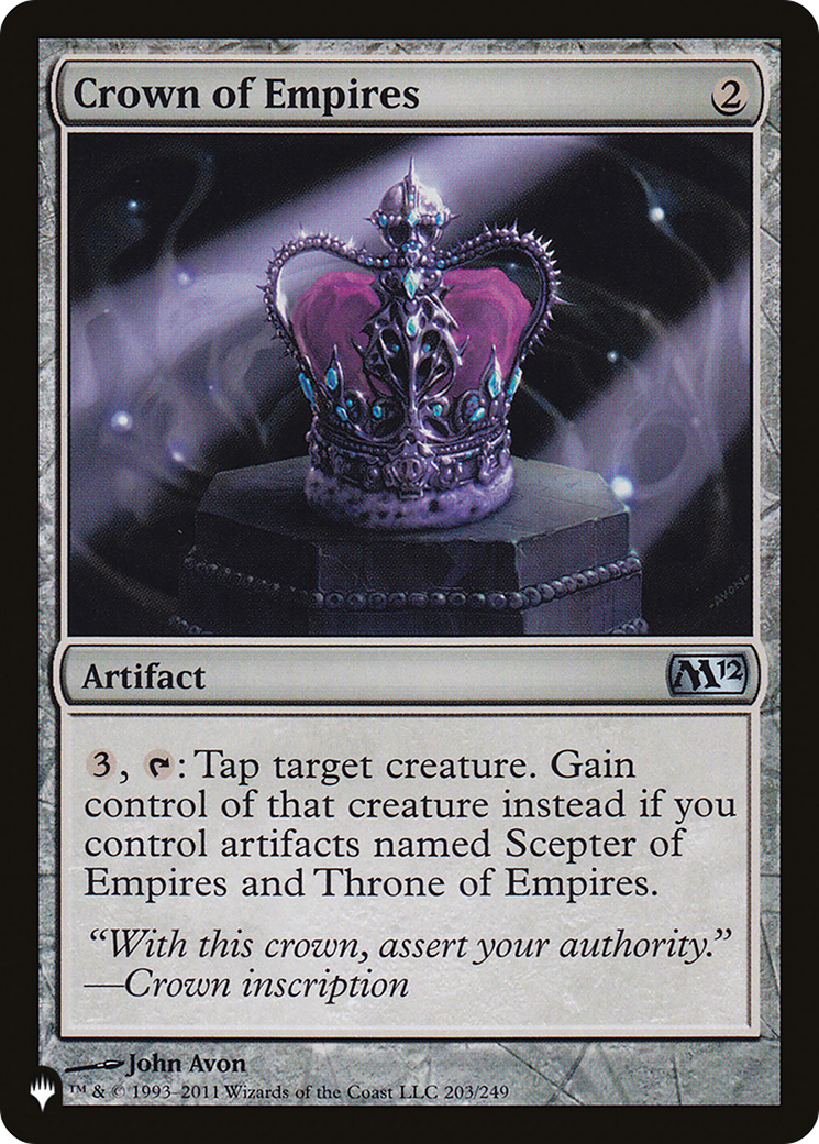 Crown of Empires (LIST-203/249) - The List