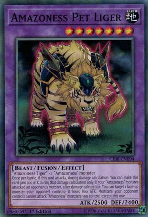 Amazoness Pet Liger (CIBR-EN094) - Circuit Break 1st Edition