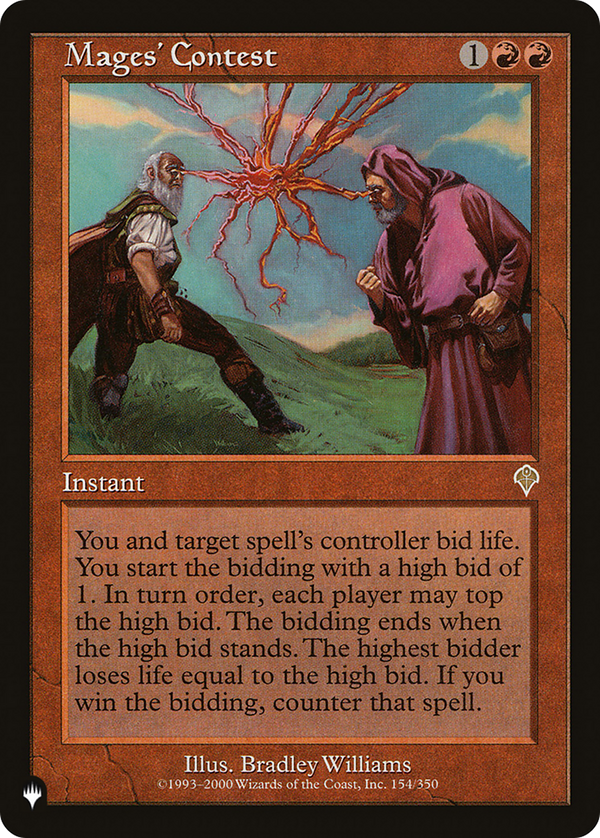 Mages' Contest (LIST-154/350) - The List