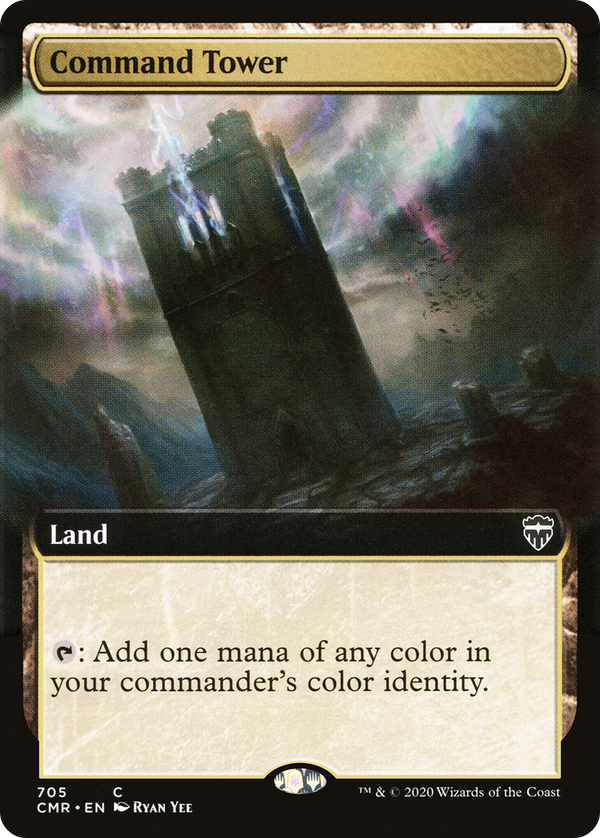 Command Tower (Extended Art) (CMR-705) - Commander Legends: (Extended Art) Foil