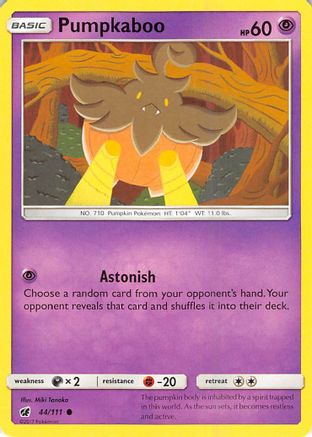 Pumpkaboo 044  SM  Crimson Invasion - Common