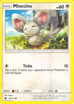 Minccino 085  SM  Crimson Invasion - Common