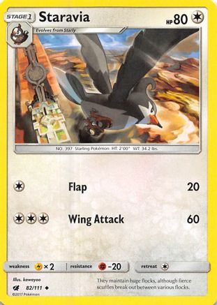 Staravia  SM  Crimson Invasion - Uncommon