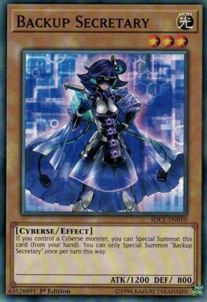 Backup Secretary (SDCL-EN010) - Structure Deck: Cyberse Link 1st Edition