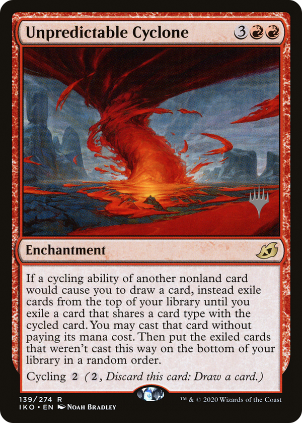 Unpredictable Cyclone (PPIKO-139) - Ikoria: Lair of Behemoths Promos Foil