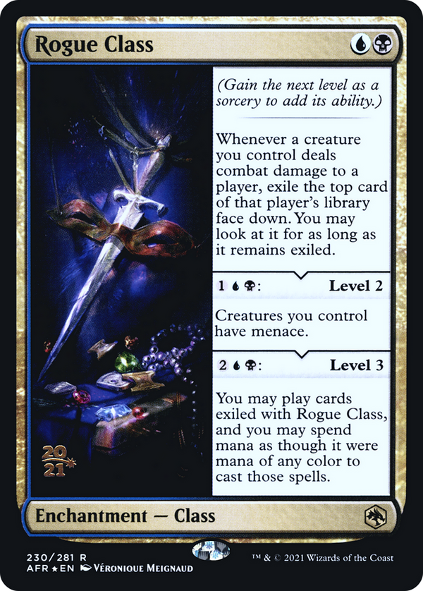 Rogue Class (PRE-230) - Adventures in the Forgotten Realms Promos Foil