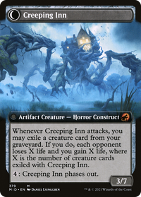 Hostile Hostel (Extended Art) (MID-379) - Innistrad: Midnight Hunt: (Extended Art, Double Faced Transform) Foil