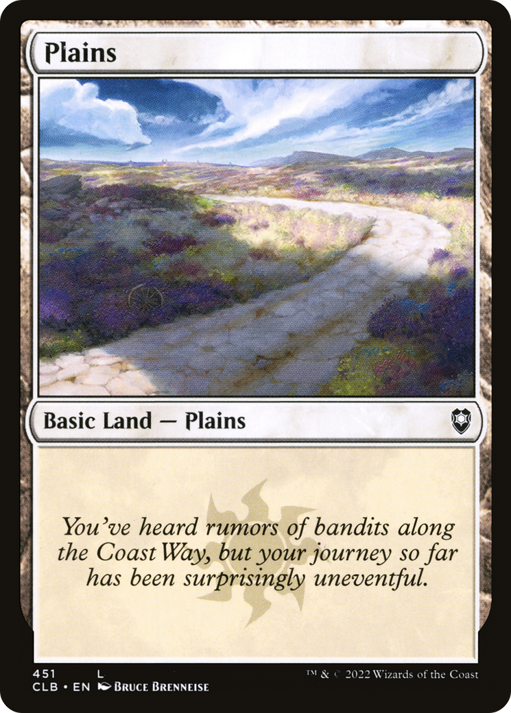 Plains (451) (CLB-451) - Commander Legends: Battle for Baldur's Gate Foil