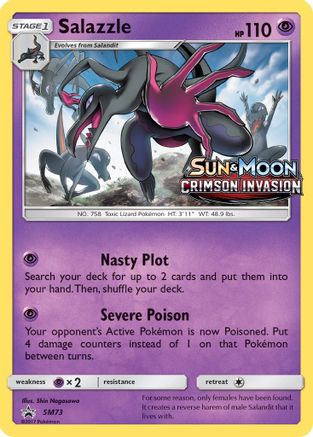 Salazzle - SM73 (Prerelease)  - Holofoil SM Promos - Promo