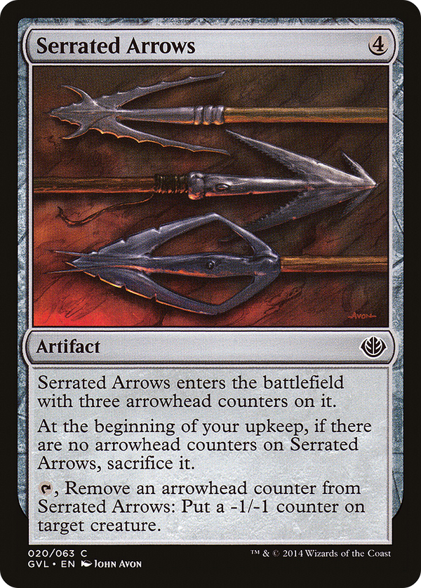 Serrated Arrows (DD3-) - Duel Decks Anthology: Garruk vs. Liliana