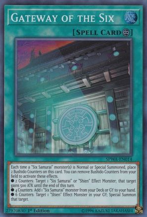 Gateway of the Six (SPWA-EN014) - Spirit Warriors 1st Edition