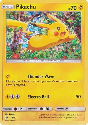 Pikachu - 5/12/12  - Holofoil McDonalds Promos 2017 - Promo