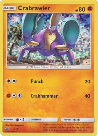 Crabrawler - 7/12/12  - Holofoil McDonalds Promos 2017 - Promo