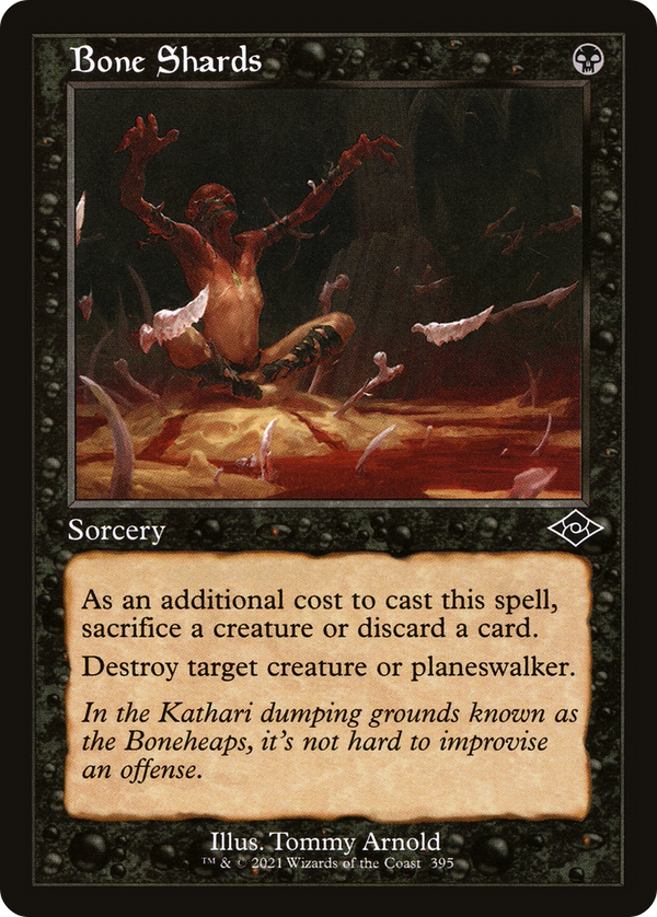 Bone Shards (Retro Frame) (MH2-395) - Modern Horizons 2 Foil