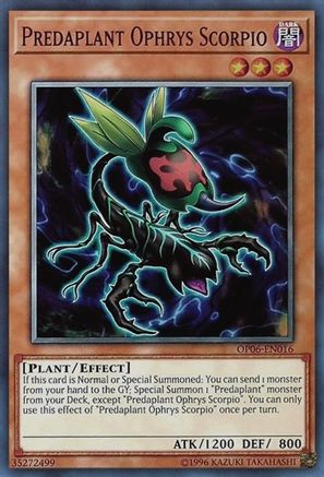 Predaplant Ophrys Scorpio (OP06-EN016) - OTS Tournament Pack 6 Unlimited