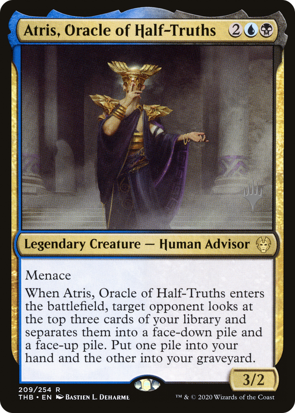 Atris, Oracle of Half-Truths (PPTHB-209) - Theros Beyond Death Promos