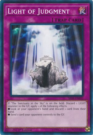 Light of Judgment (SR05-EN032) - Structure Deck: Wave of Light 1st Edition