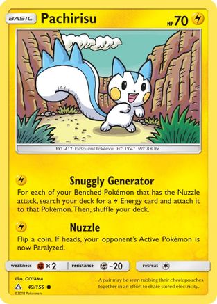 Pachirisu 049  SM  Ultra Prism - Common