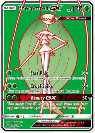 Pheromosa GX (Full Art)  - Holofoil SM  Ultra Prism - Ultra Rare