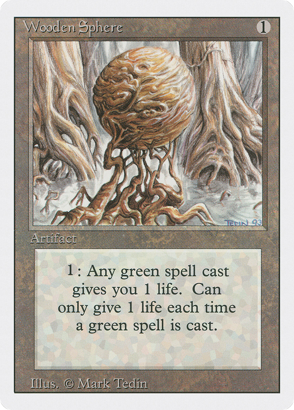 Wooden Sphere (3ED-) - Revised Edition