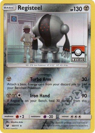 Registeel (Pokemon League) 068/111  - Reverse Holofoil League & Championship Cards - Promo