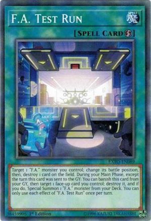 F.A. Test Run (EXFO-EN089) - Extreme Force 1st Edition