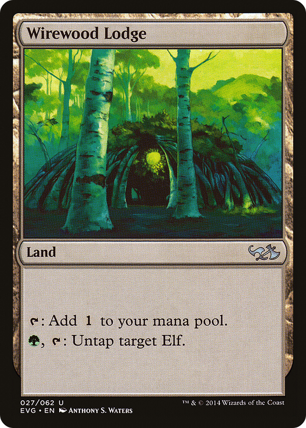 Wirewood Lodge (DD3-) - Duel Decks Anthology: Elves vs. Goblins Foil