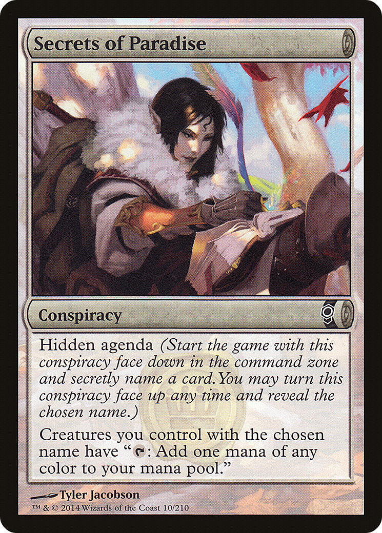 Secrets of Paradise (CNS-010) - Conspiracy Foil