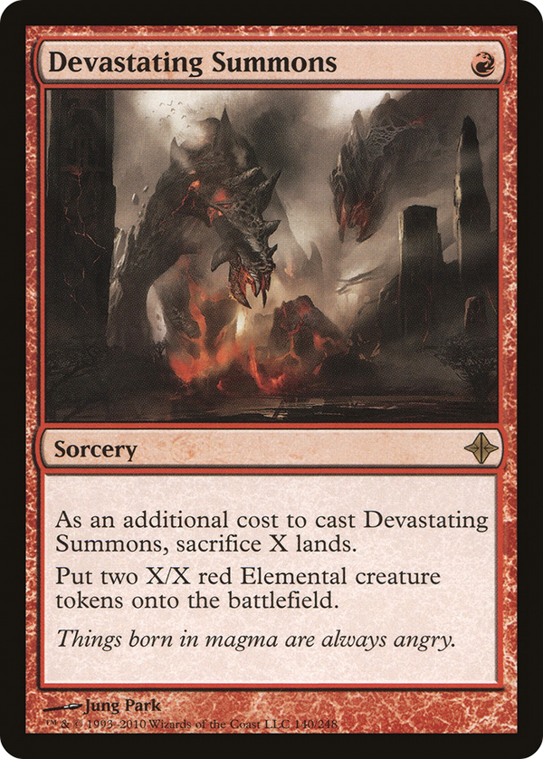 Devastating Summons (ROE-140) - Rise of the Eldrazi Foil