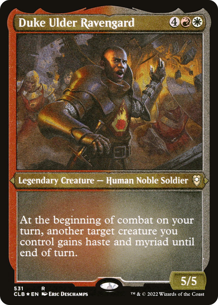 Duke Ulder Ravengard (Foil Etched) (CLB-531) - Commander Legends: Battle for Baldur's Gate Foil
