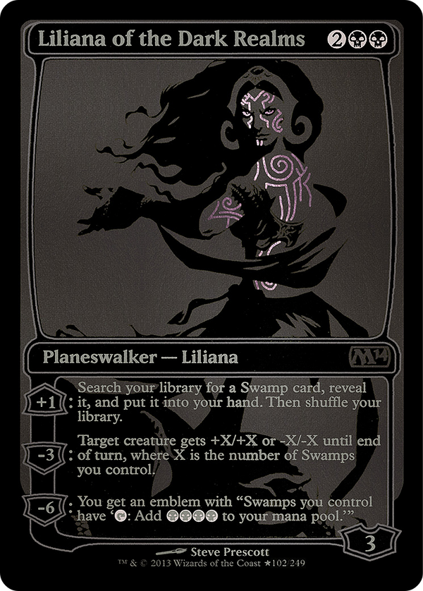 Liliana of the Dark Realms (SDCC 2013 Exclusive) (MEDIA-102) - San Diego Comic-Con 2013 Foil